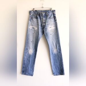 Vintage Levi's 501 Distressed Jeans 31 Waist